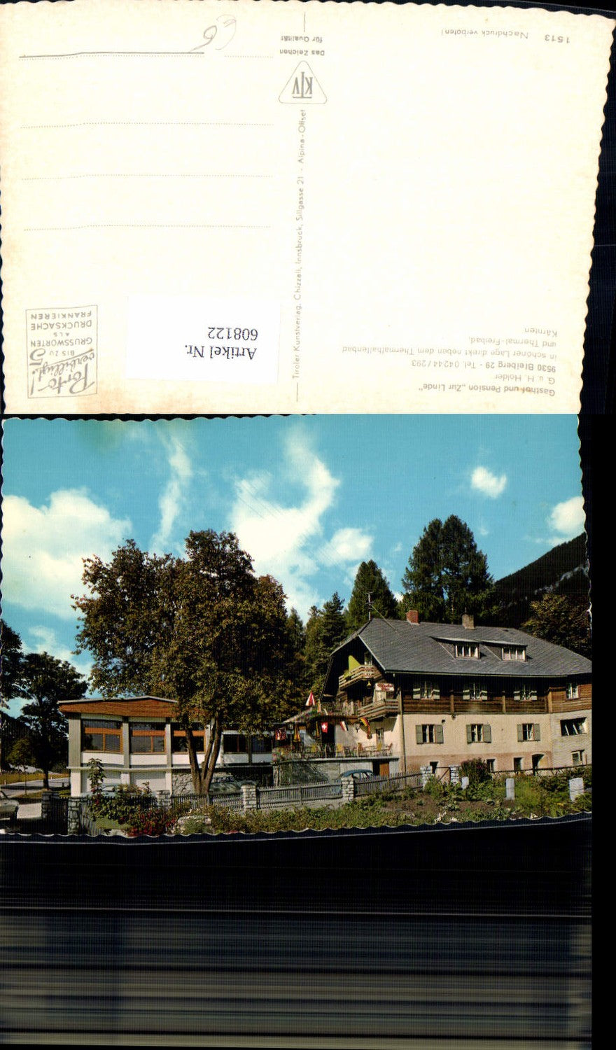 608122,Bleiberg Gasthof Pension Zur Linde