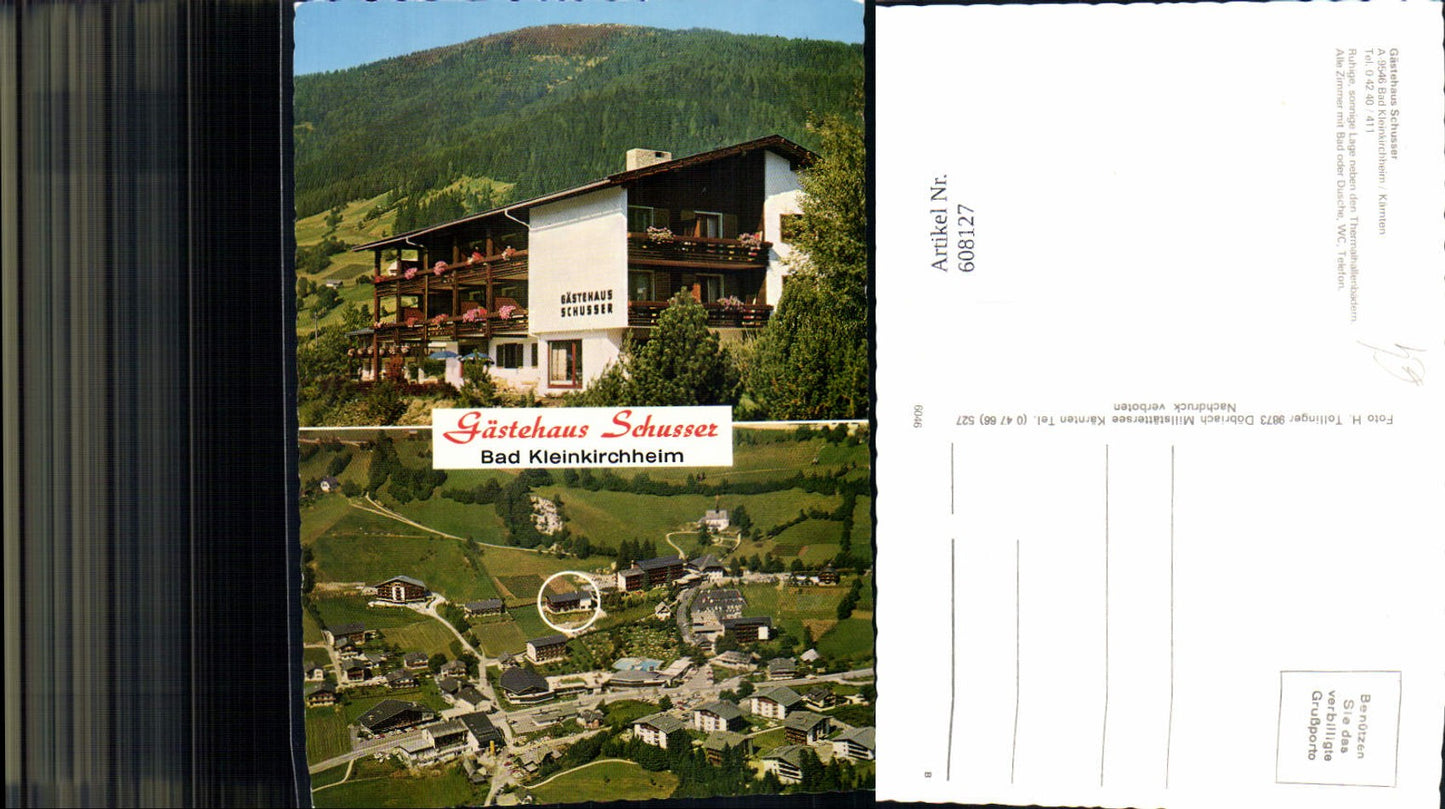 608127,Mehrbild Ak Bad Kleinkirchheim Gästehaus Schusser