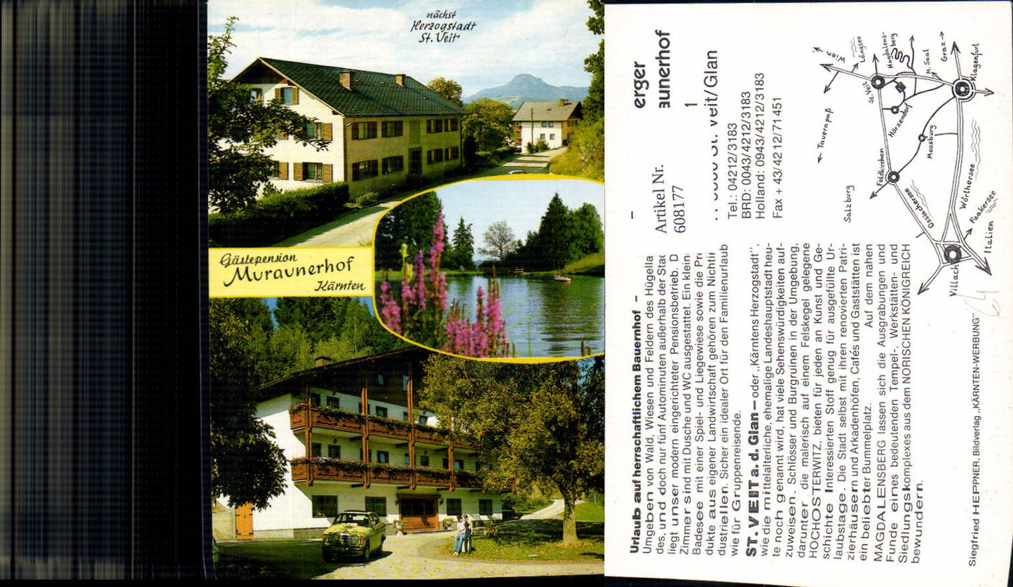 608177,Mehrbild Ak St Veit a. d. Glan Pension Muraunerhof