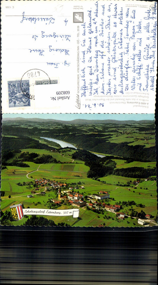 608209,Esternberg Blick Donautal u. Bayerischen Wald