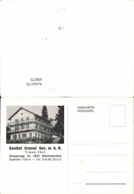 Alte Ansichtskarte – Old Postcard