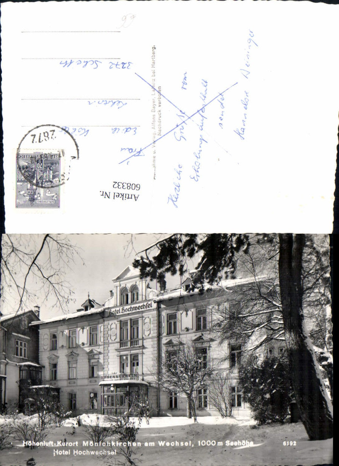 Alte Ansichtskarte – Old Postcard