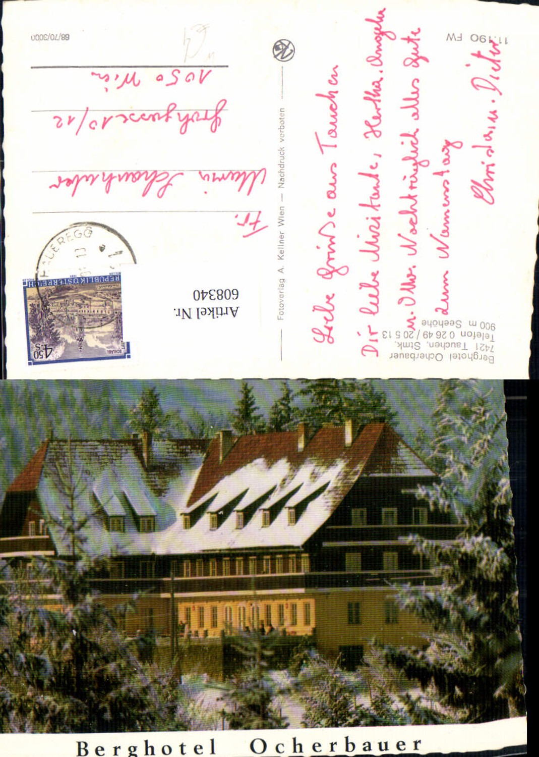 Alte Ansichtskarte – Old Postcard