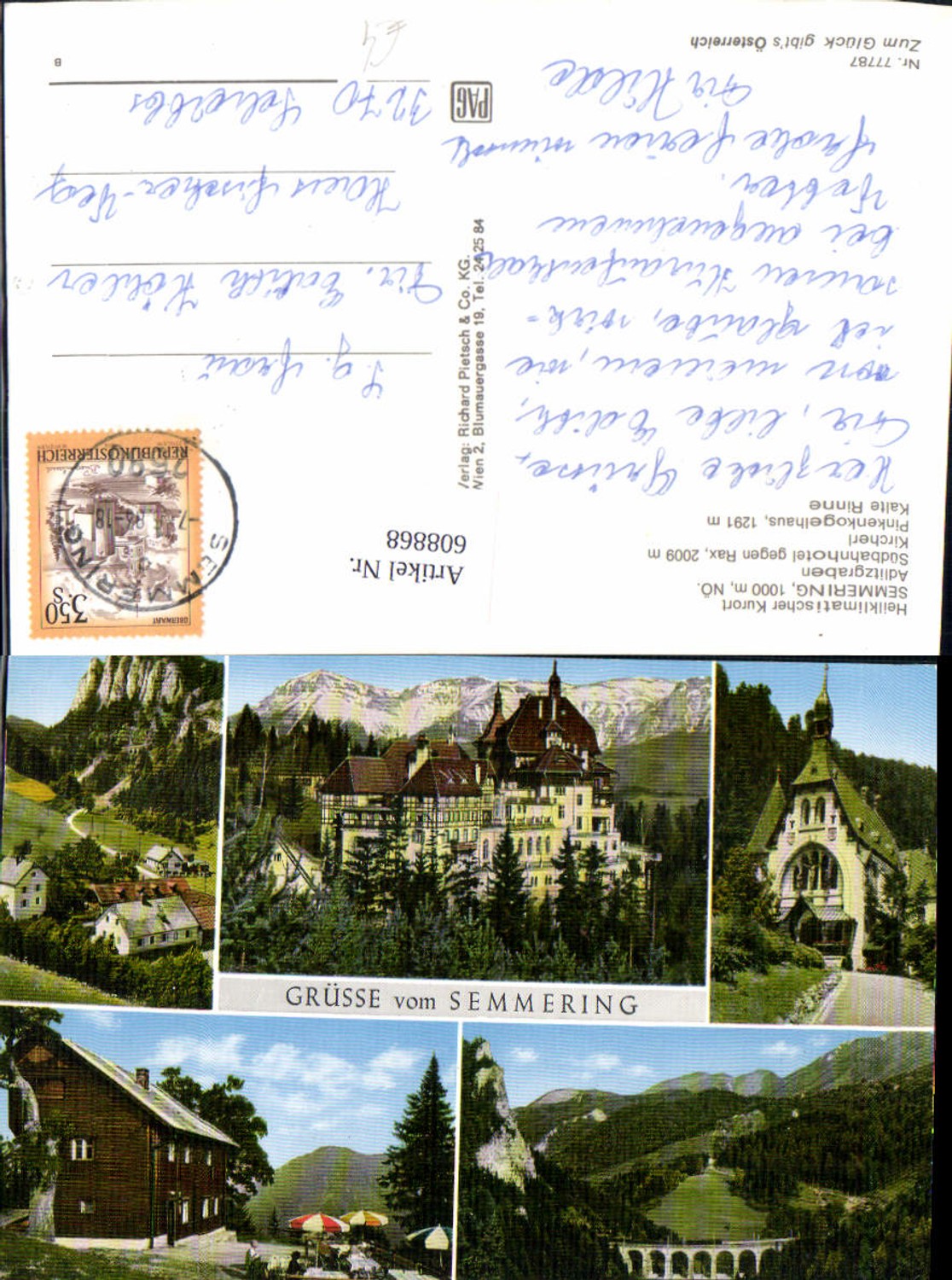 Alte Ansichtskarte – Old Postcard