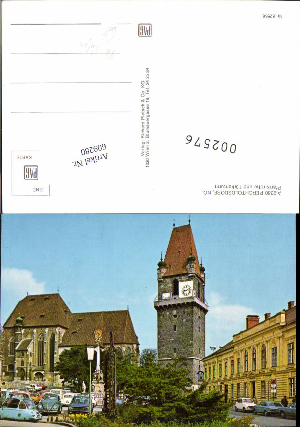 609280,Perchtoldsdorf bei Wien Hauptplatz VW Käfer