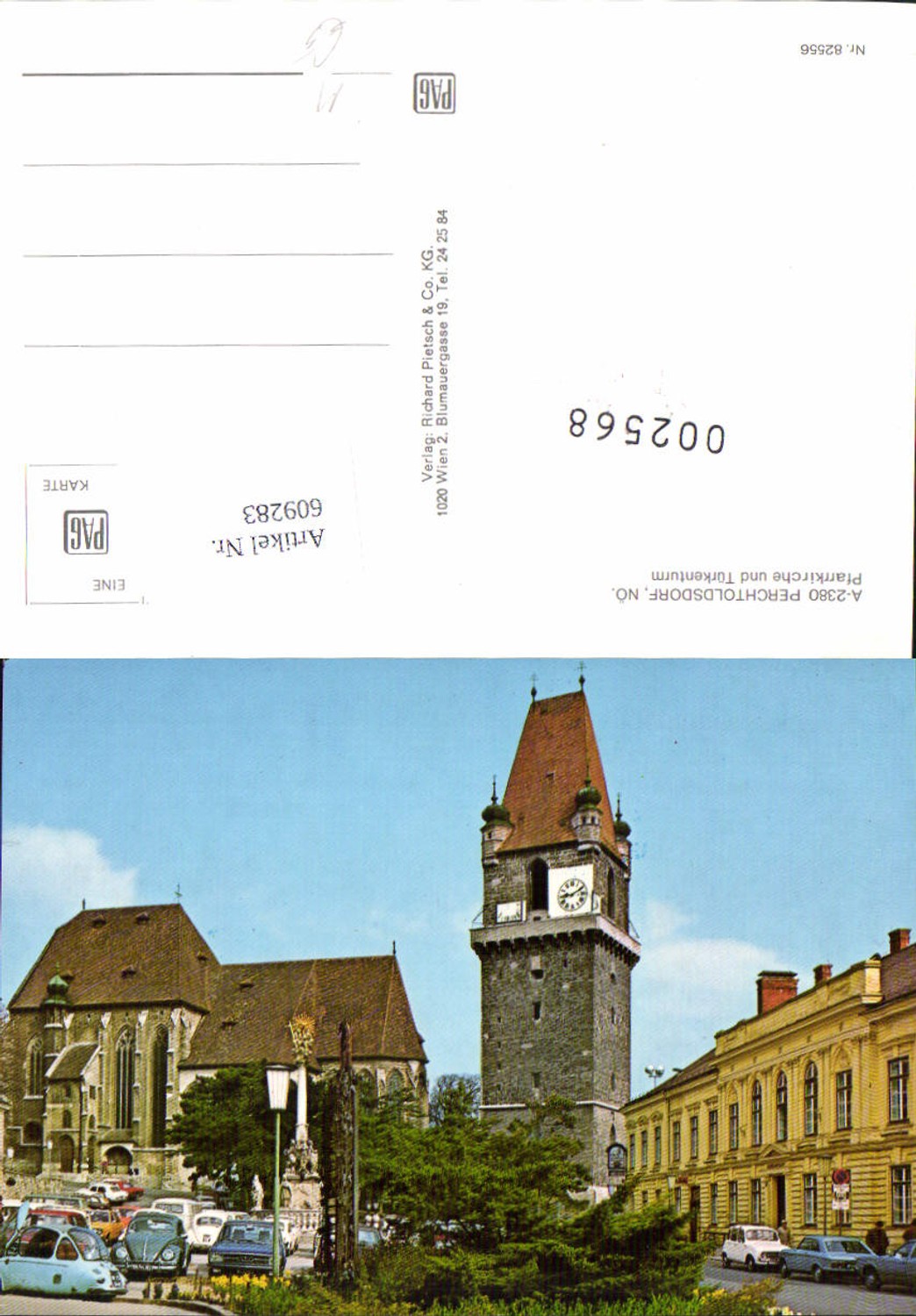 609283,Perchtoldsdorf bei Wien Hauptplatz VW Käfer