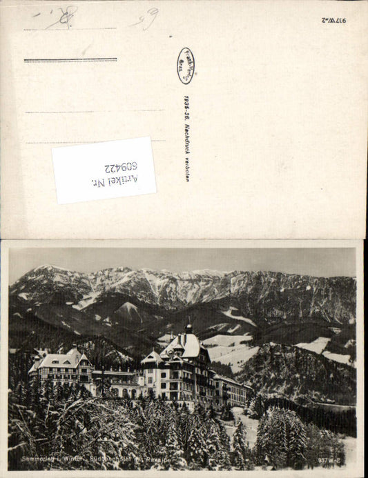 609422,Semmering Südbahnhotel Rax