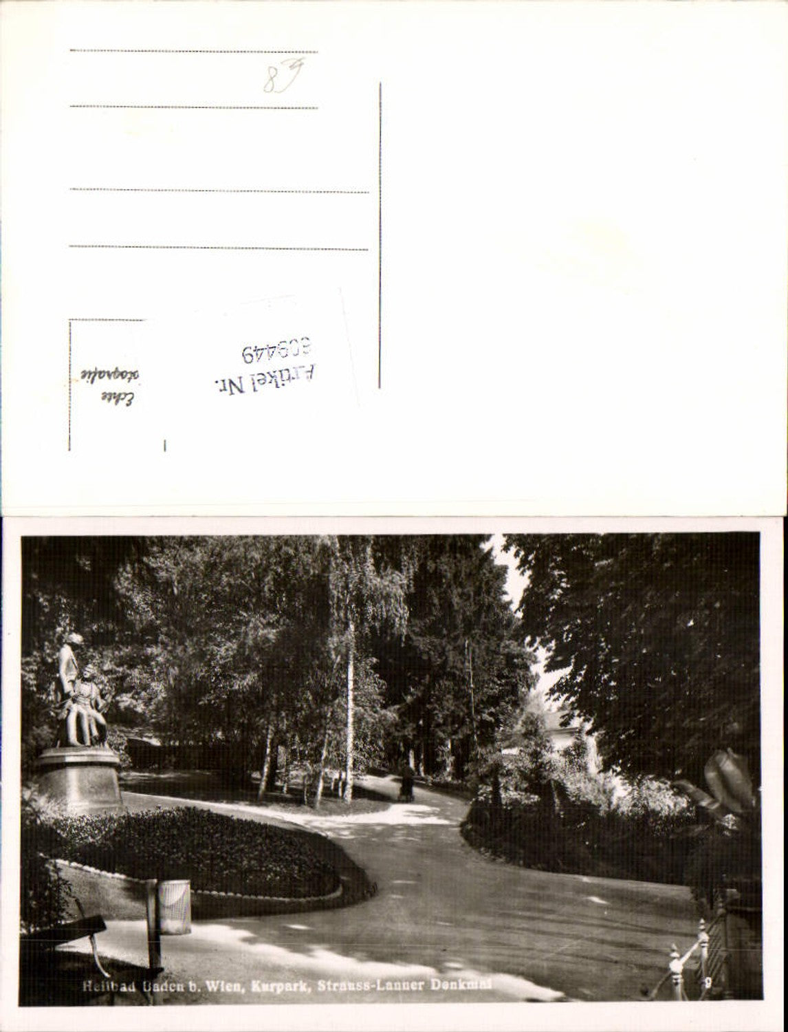 609449,Baden bei Wien Strauss Lanner Denkmal Park
