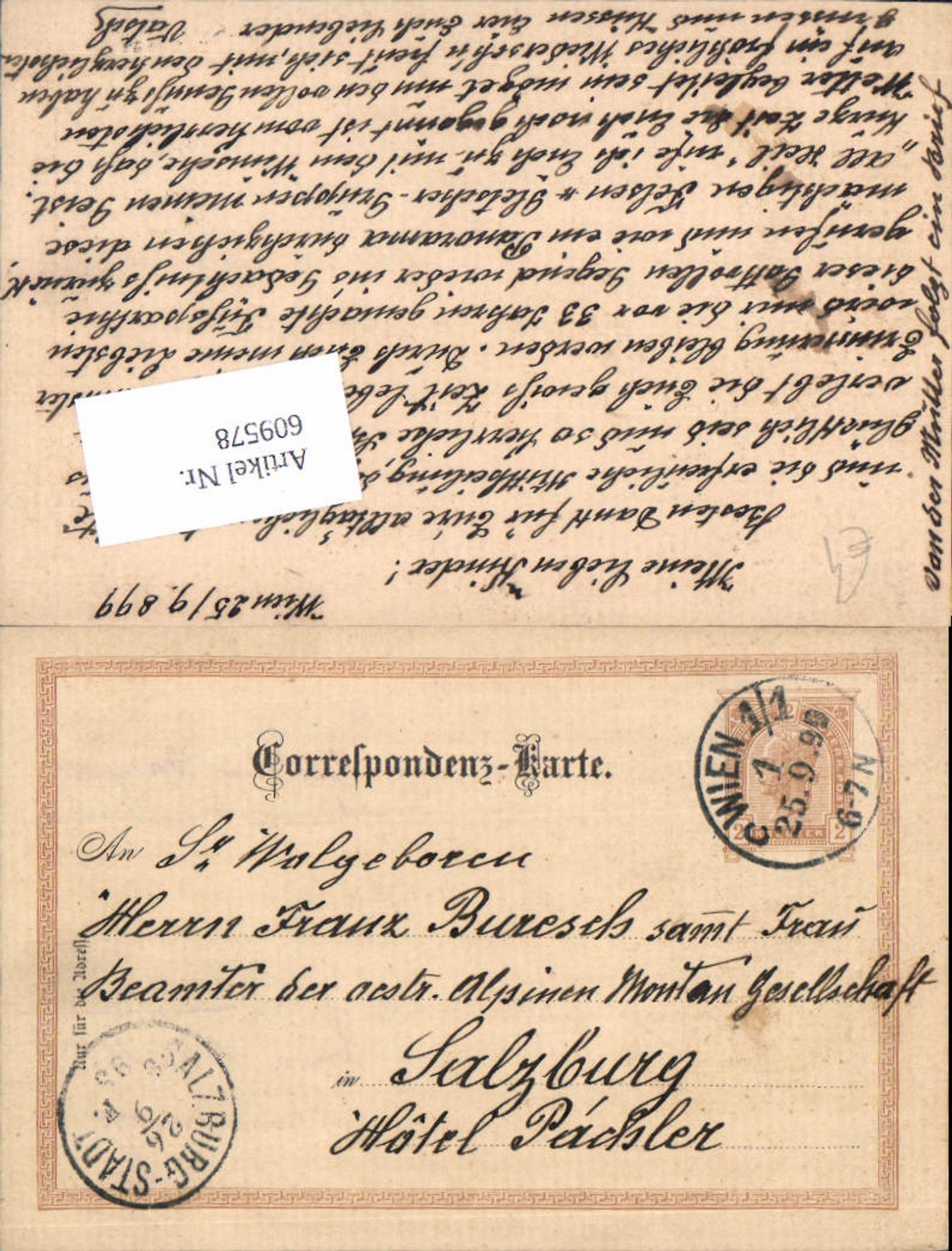 Alte Ansichtskarte – Old Postcard