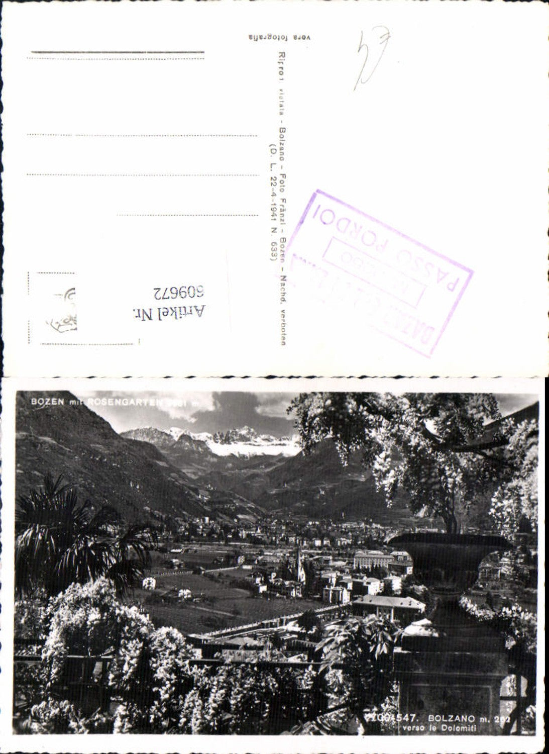 Alte Ansichtskarte – Old Postcard