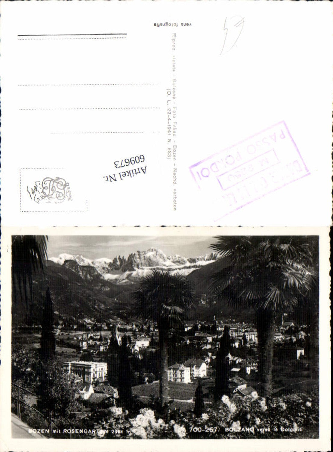 Alte Ansichtskarte – Old Postcard