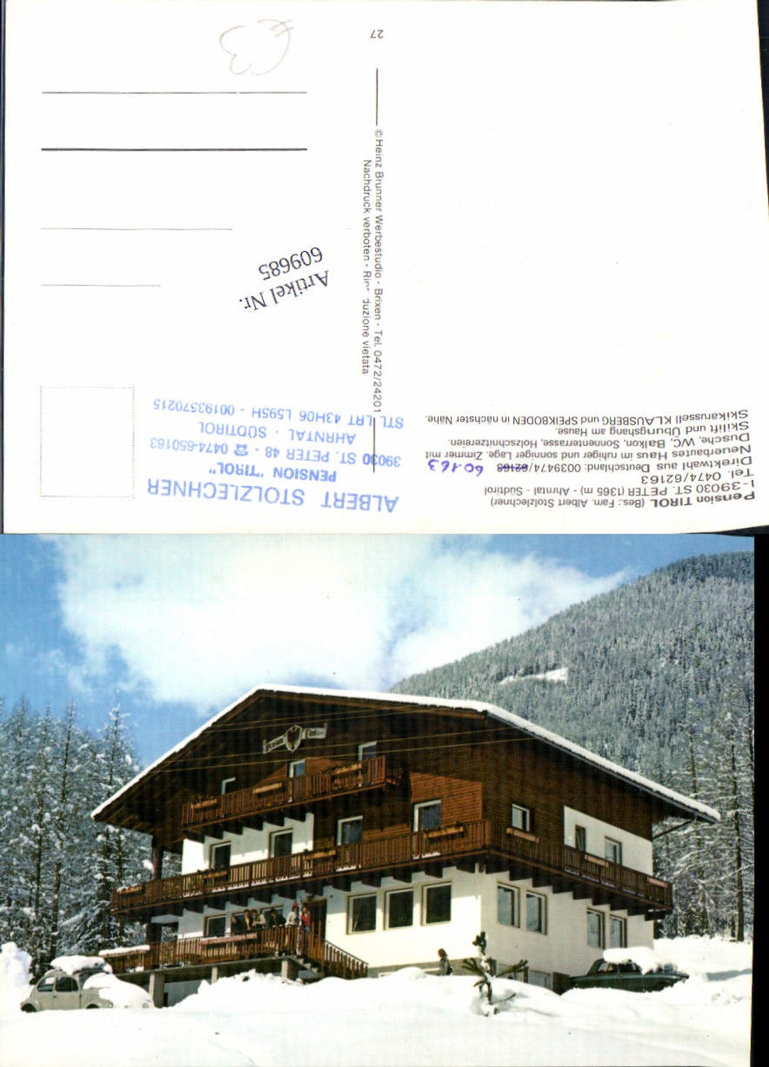 Alte Ansichtskarte – Old Postcard