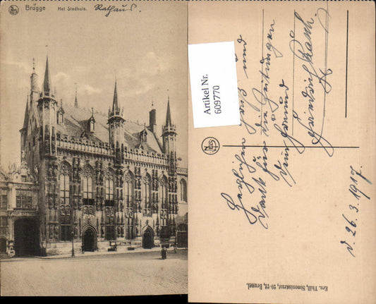 609770,Brugge Bruges Bruges Stadhuis
