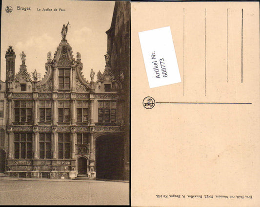 609773,Brugge Bruges Bruges La Justice paix