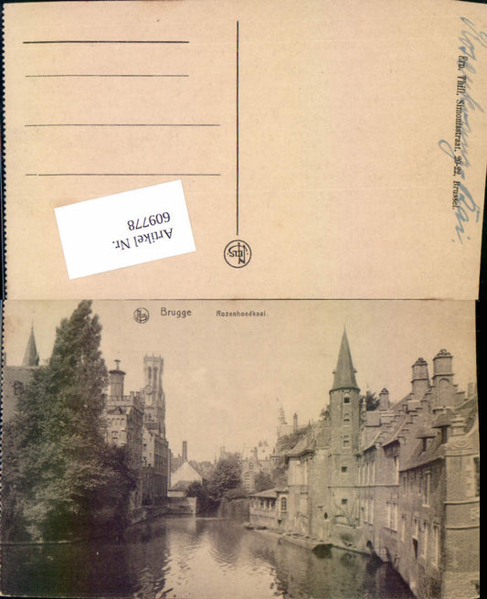 609778,Brugge Bruges Bruges Rozenhoedkaal