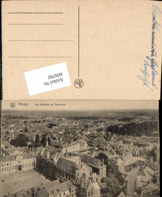 609780,Brugge Bruges Bruges Stadhuis Panorama