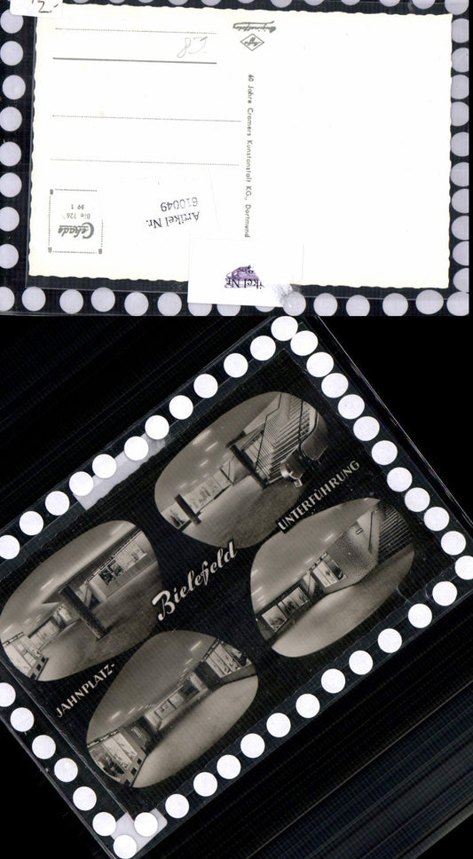 610049,tolle AK Bielefeld Jahnplatz Unterführung Station