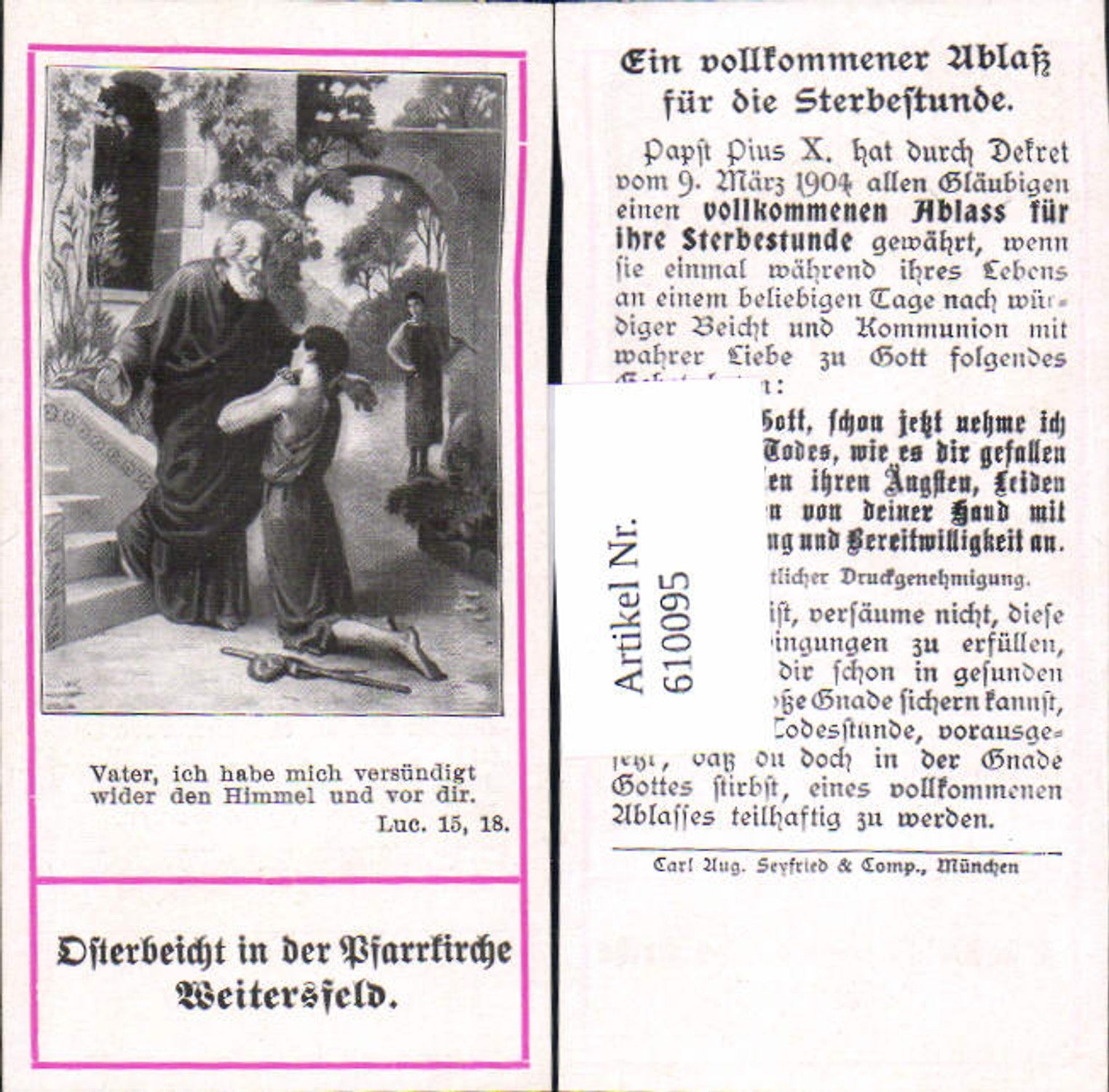 Alte Ansichtskarte – Old Postcard