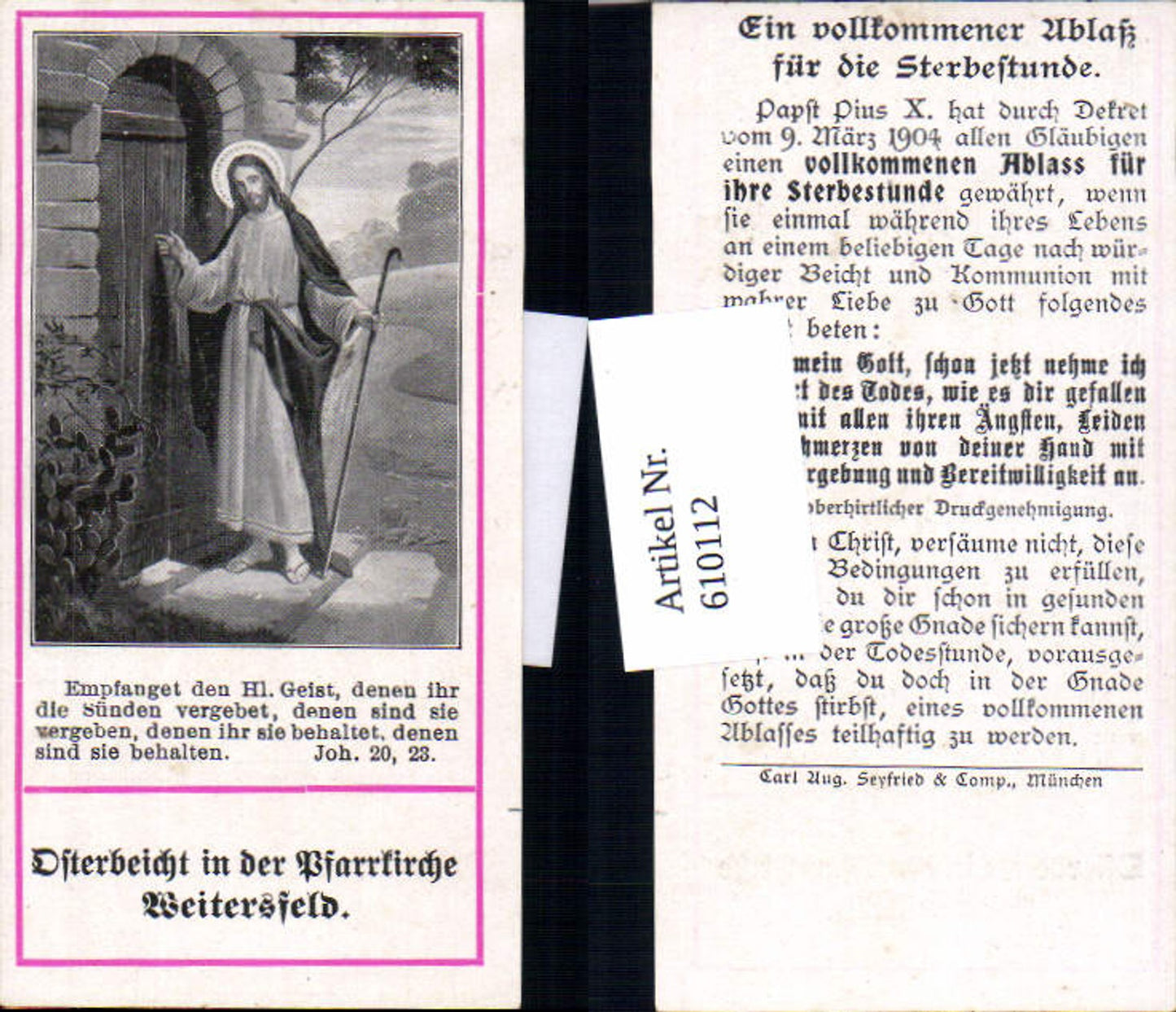 Alte Ansichtskarte – Old Postcard