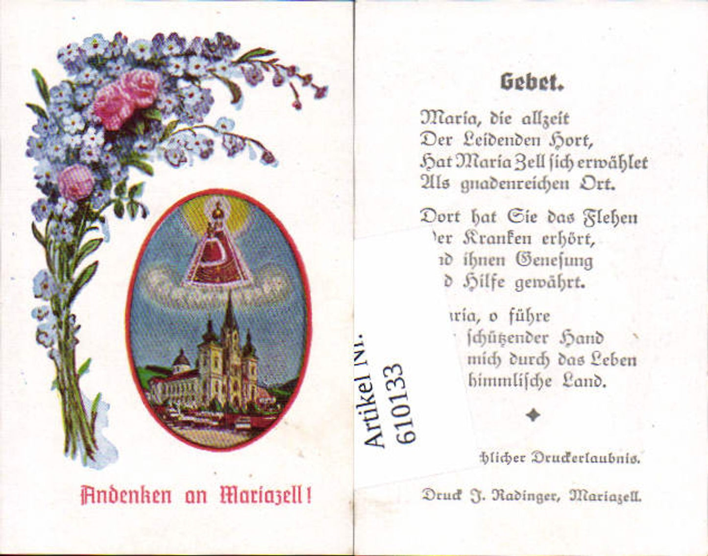 Alte Ansichtskarte – Old Postcard