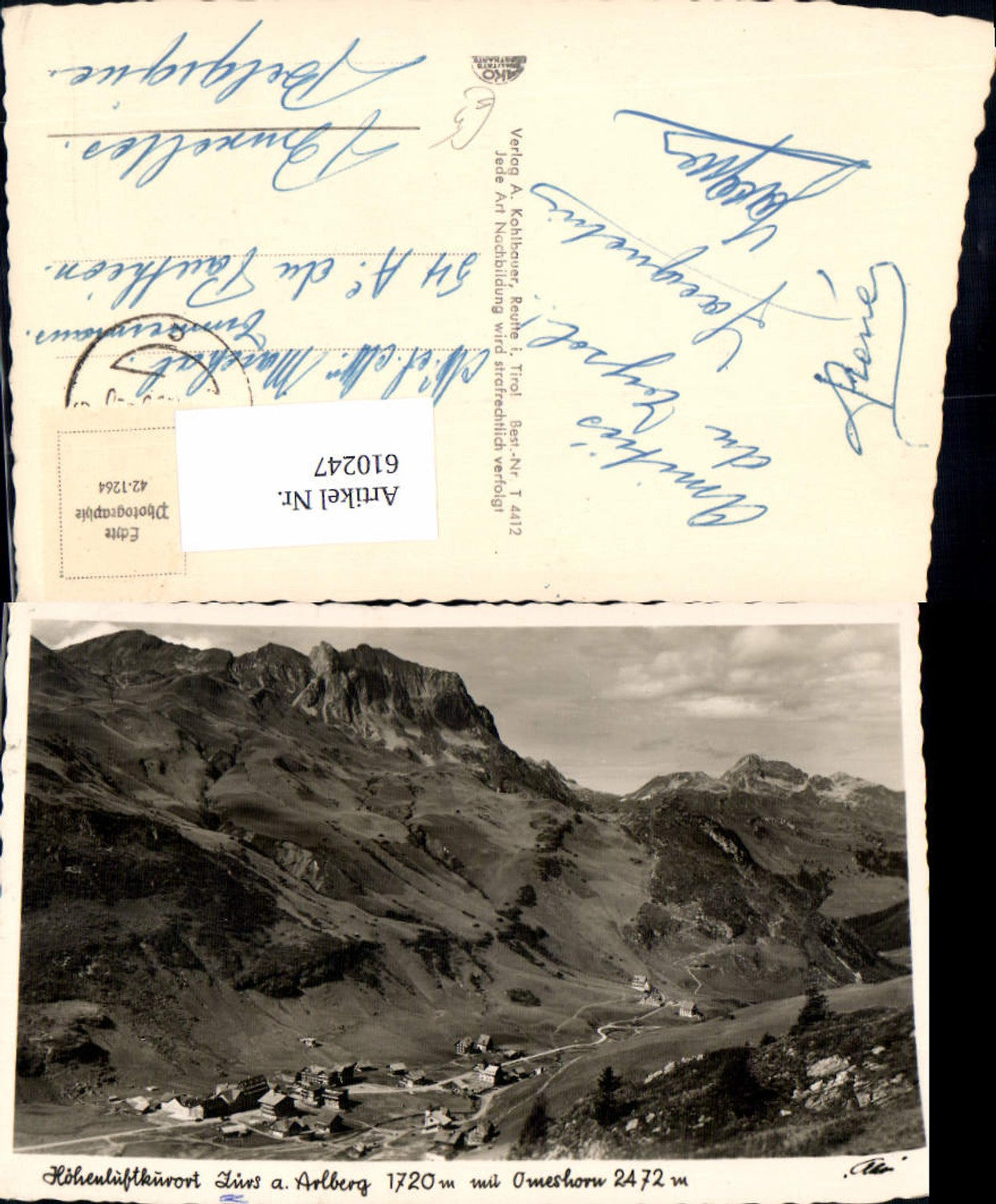 Alte Ansichtskarte – Old Postcard