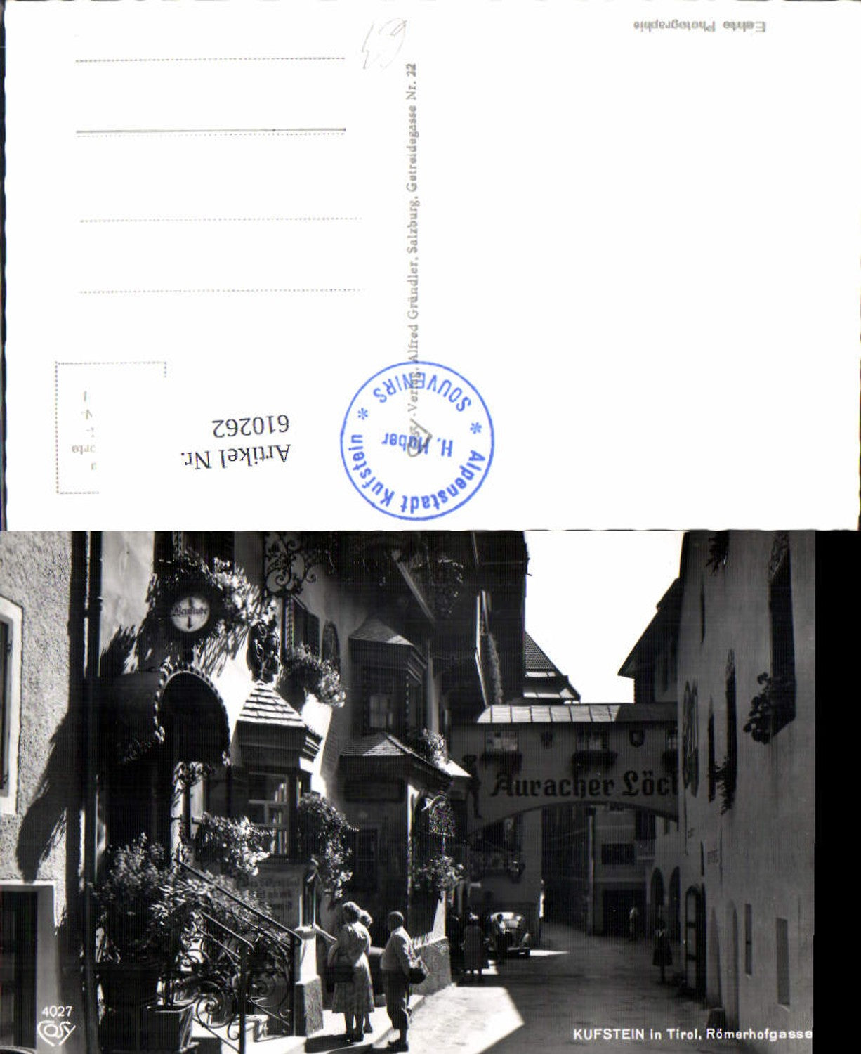 Alte Ansichtskarte – Old Postcard