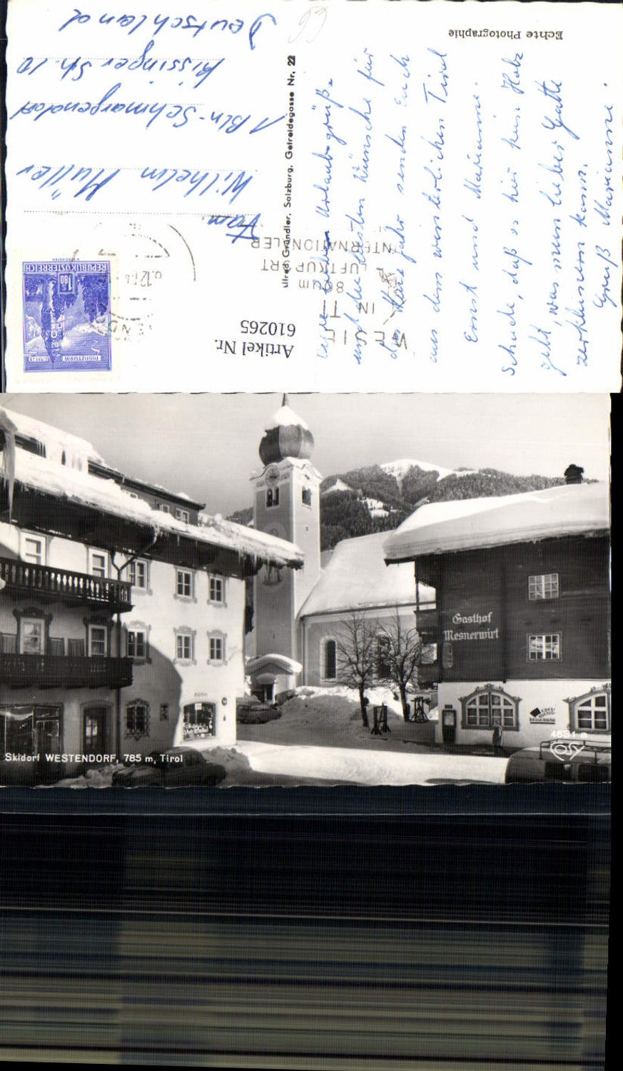 Alte Ansichtskarte – Old Postcard