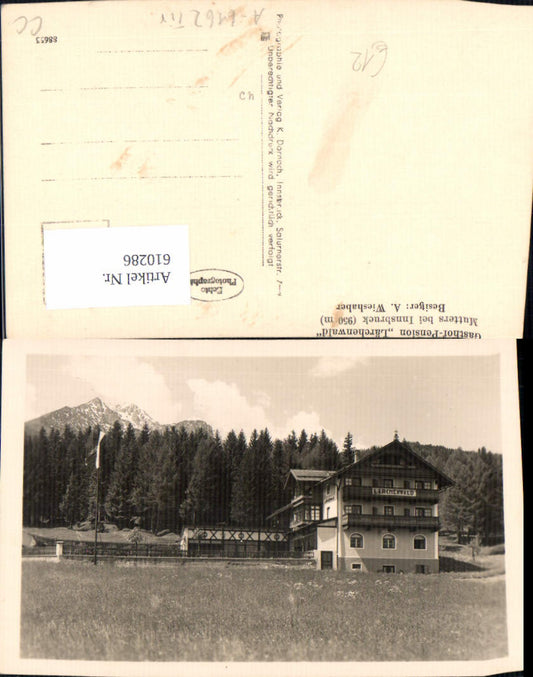 Alte Ansichtskarte – Old Postcard