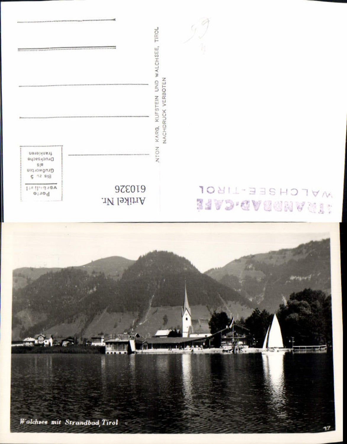 Alte Ansichtskarte – Old Postcard