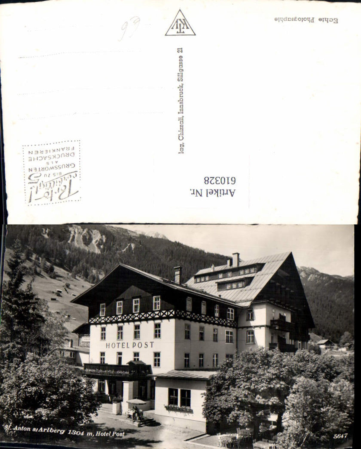 Alte Ansichtskarte – Old Postcard