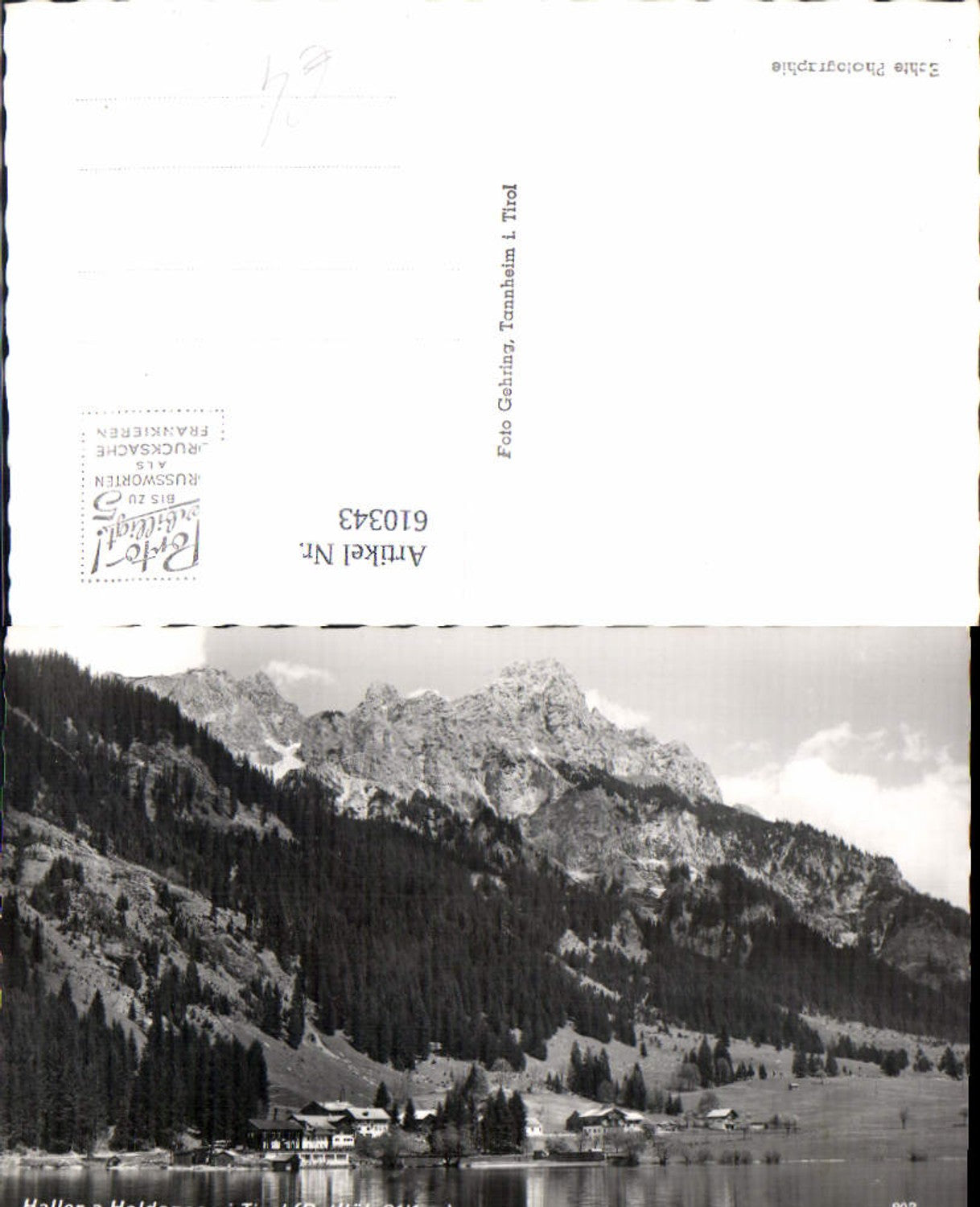 Alte Ansichtskarte – Old Postcard