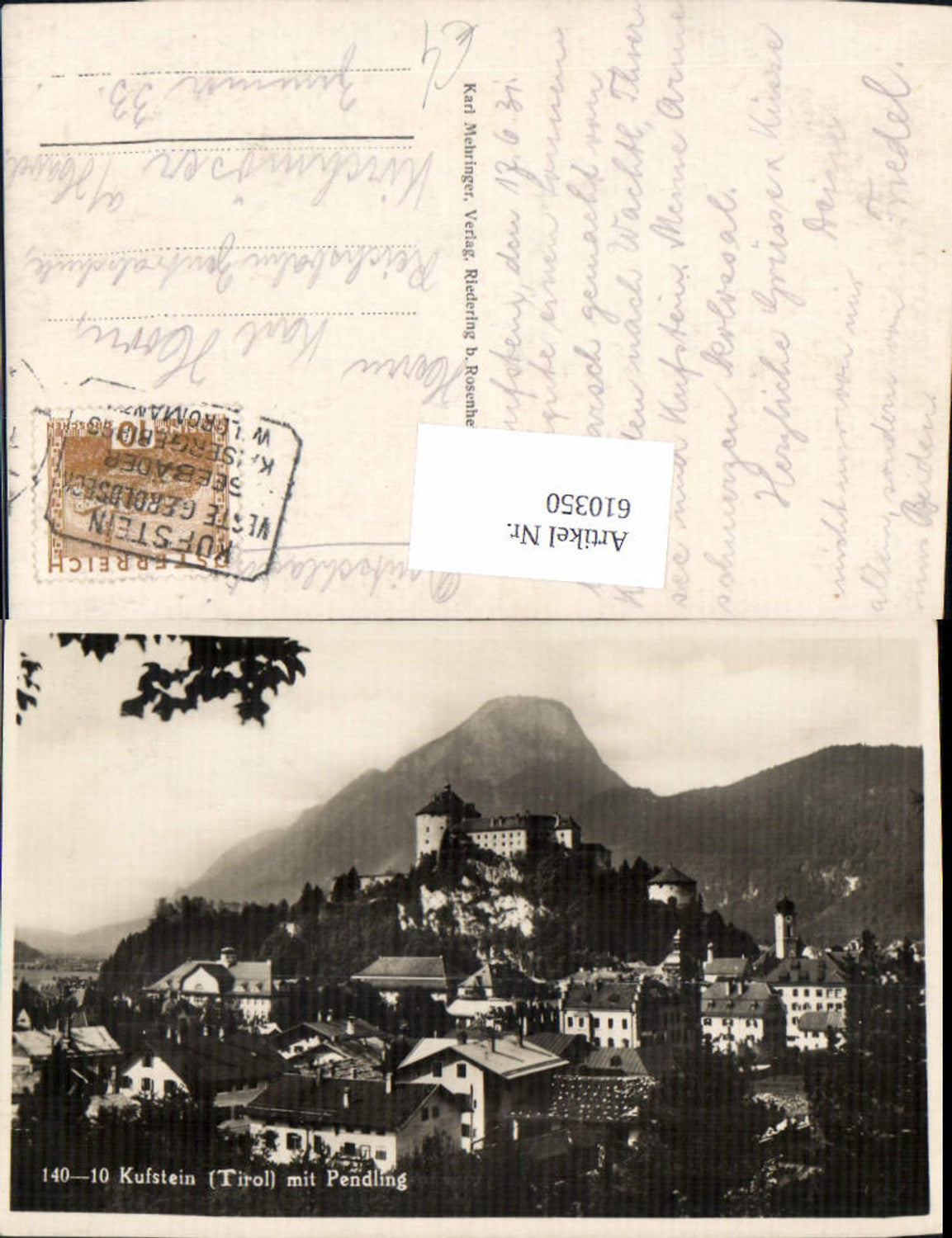 Alte Ansichtskarte – Old Postcard