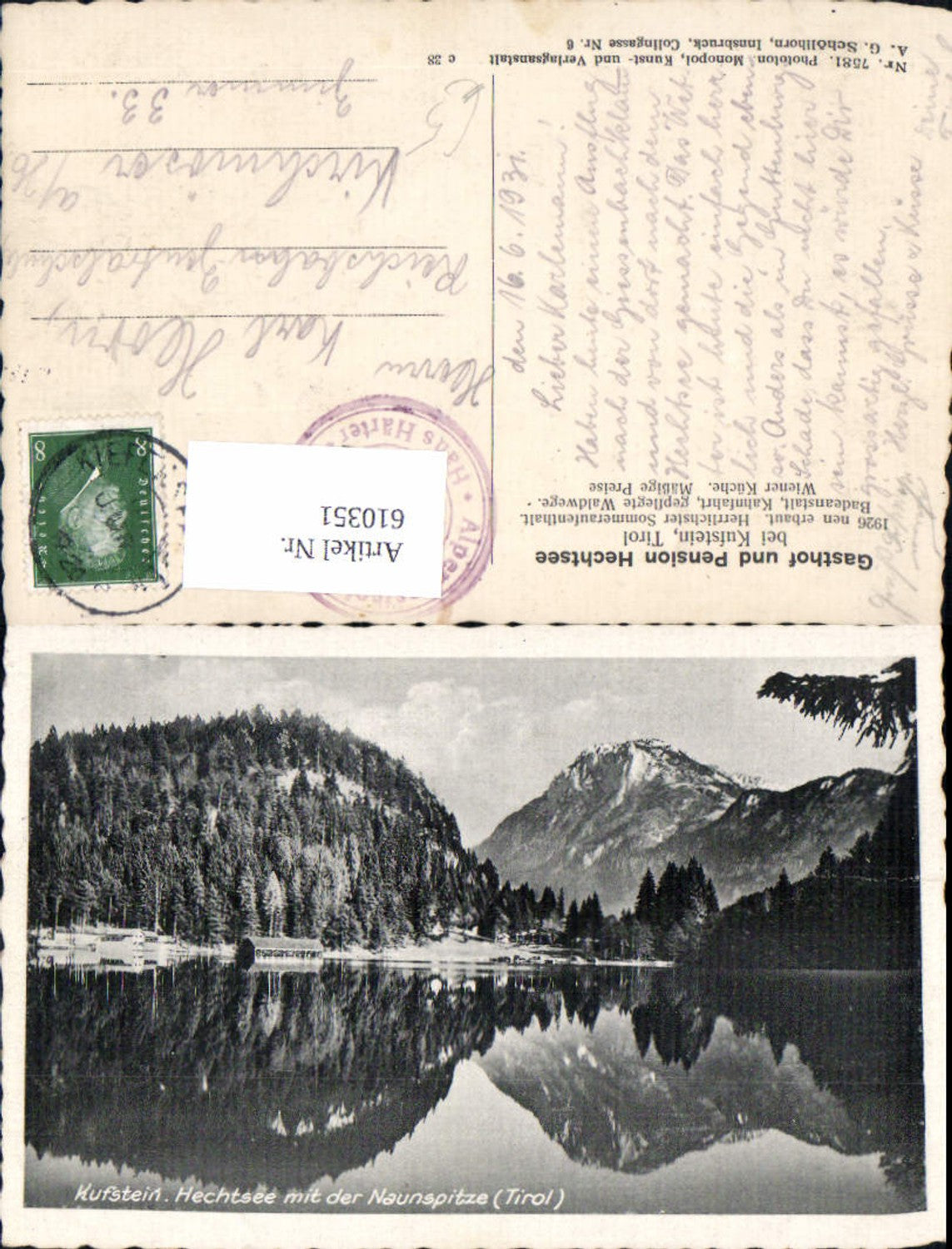 Alte Ansichtskarte – Old Postcard