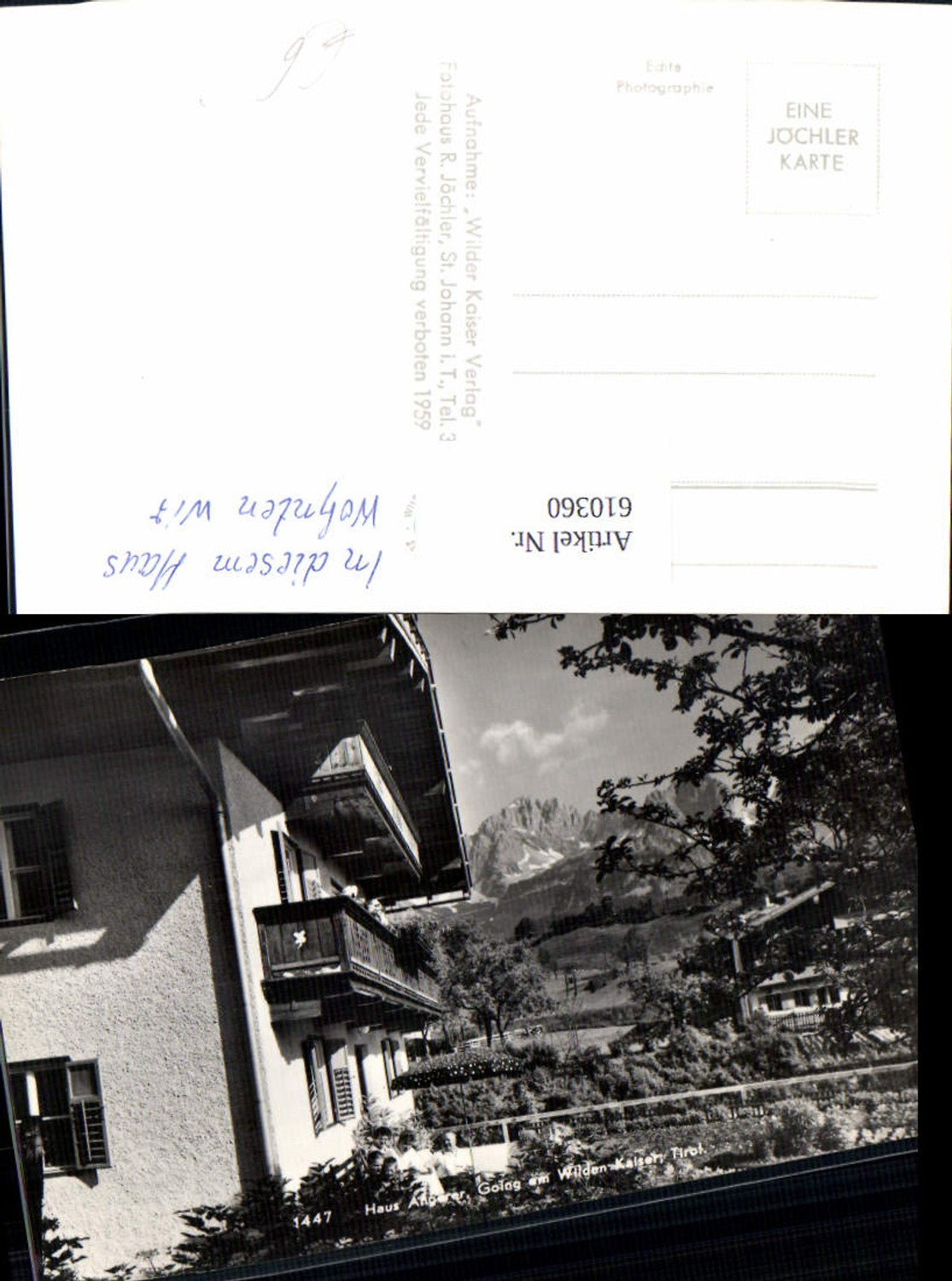 Alte Ansichtskarte – Old Postcard