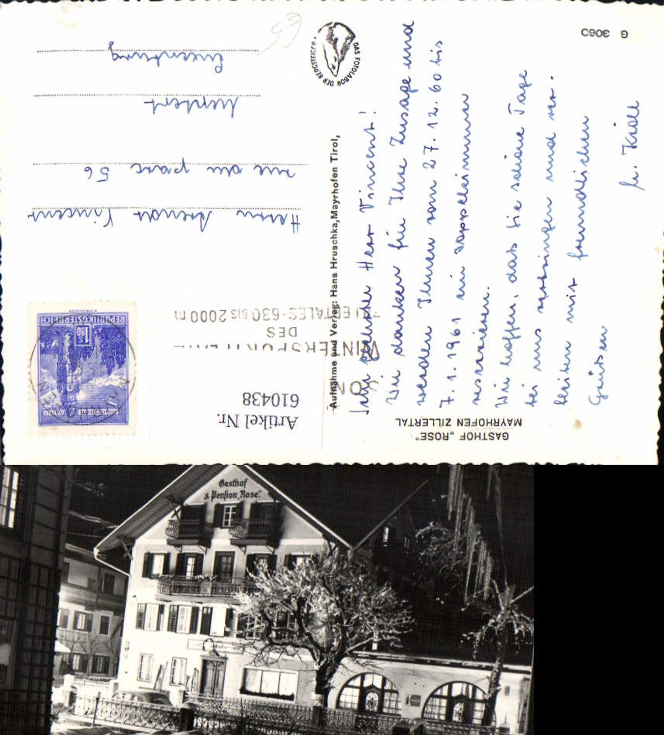 Alte Ansichtskarte – Old Postcard