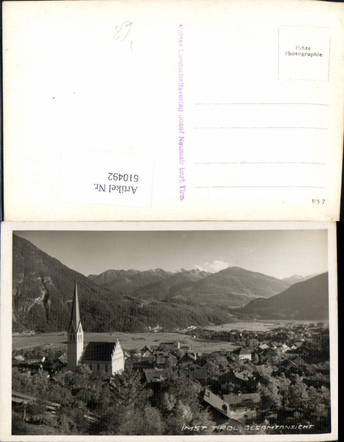 Alte Ansichtskarte – Old Postcard