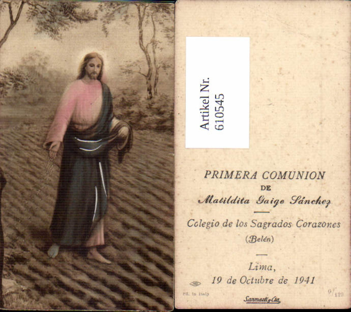 Alte Ansichtskarte – Old Postcard