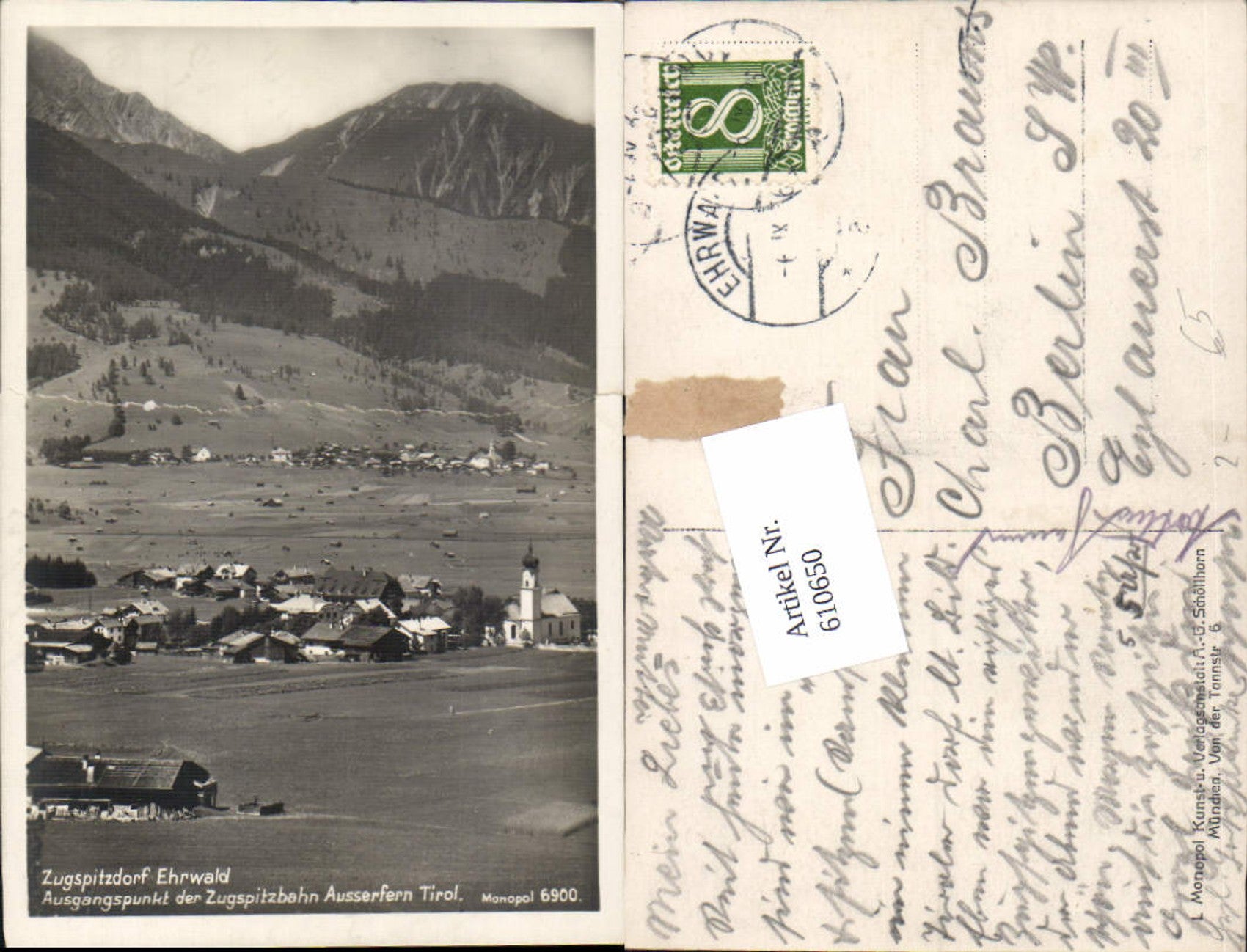 Alte Ansichtskarte – Old Postcard