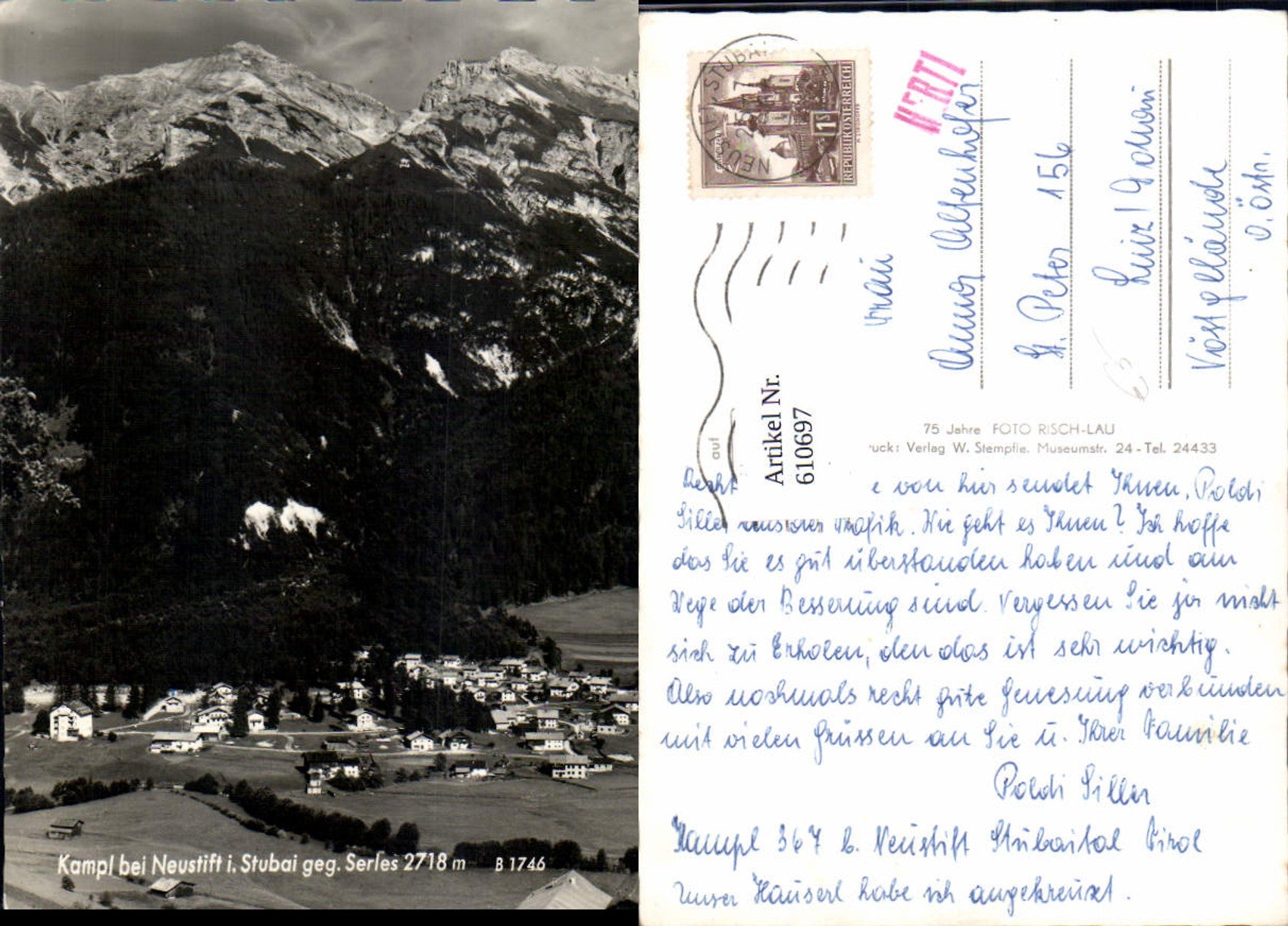 Alte Ansichtskarte – Old Postcard
