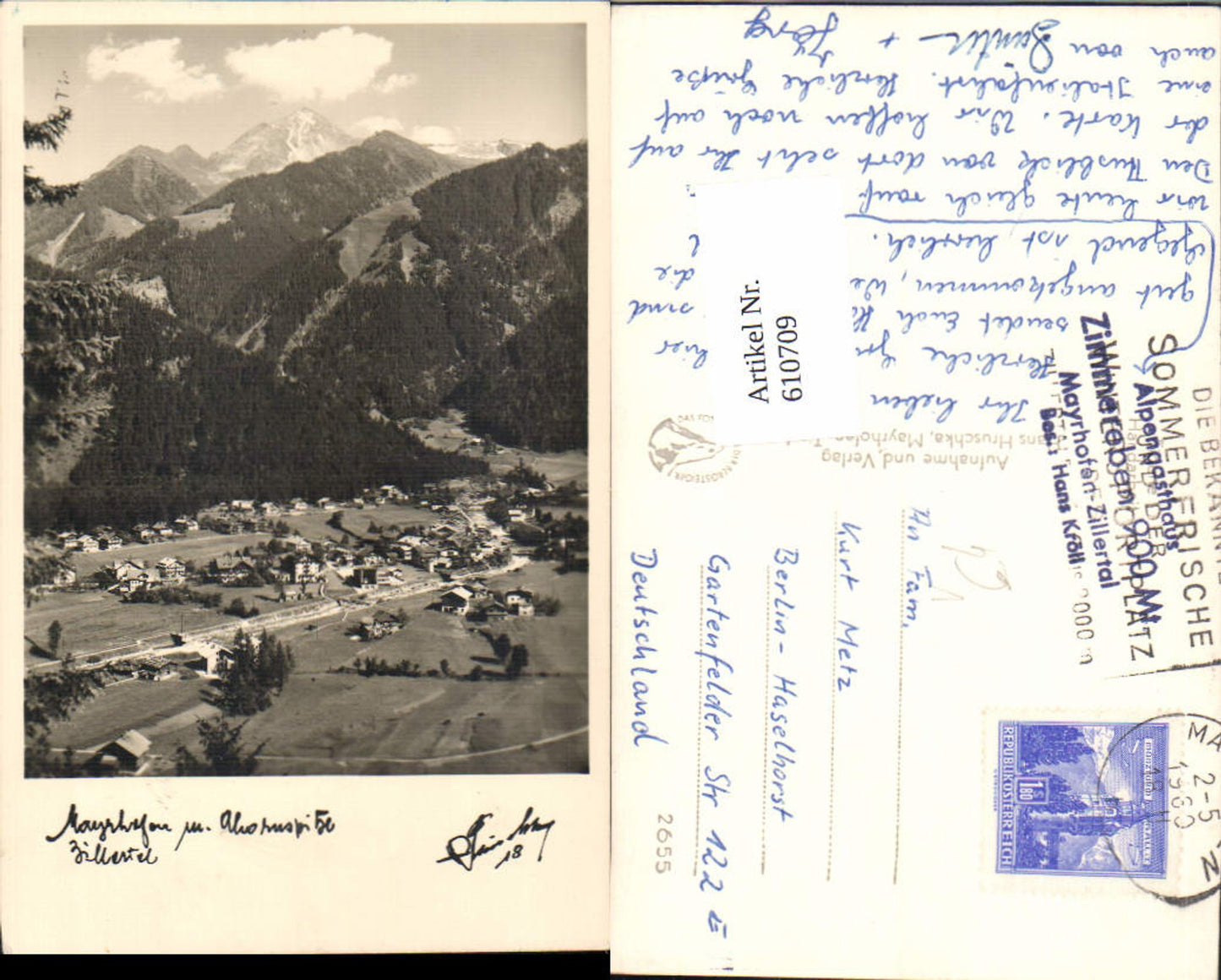 Alte Ansichtskarte – Old Postcard