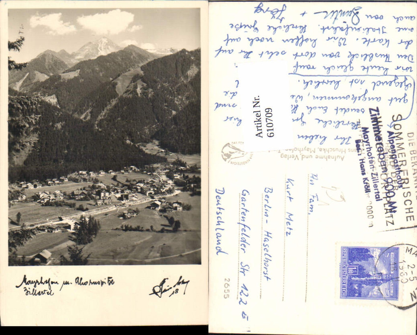 Alte Ansichtskarte – Old Postcard