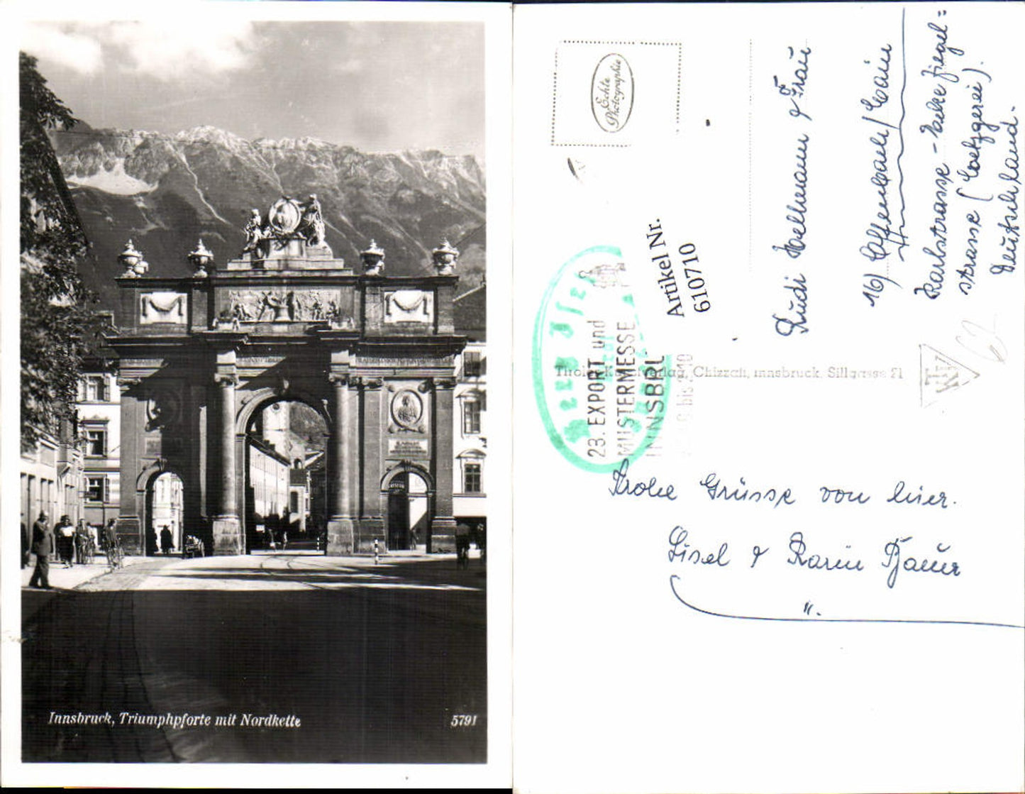 Alte Ansichtskarte – Old Postcard