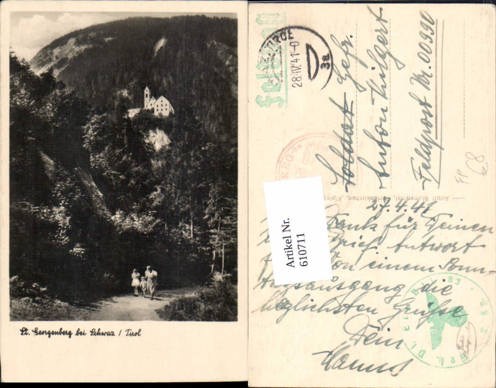 Alte Ansichtskarte – Old Postcard