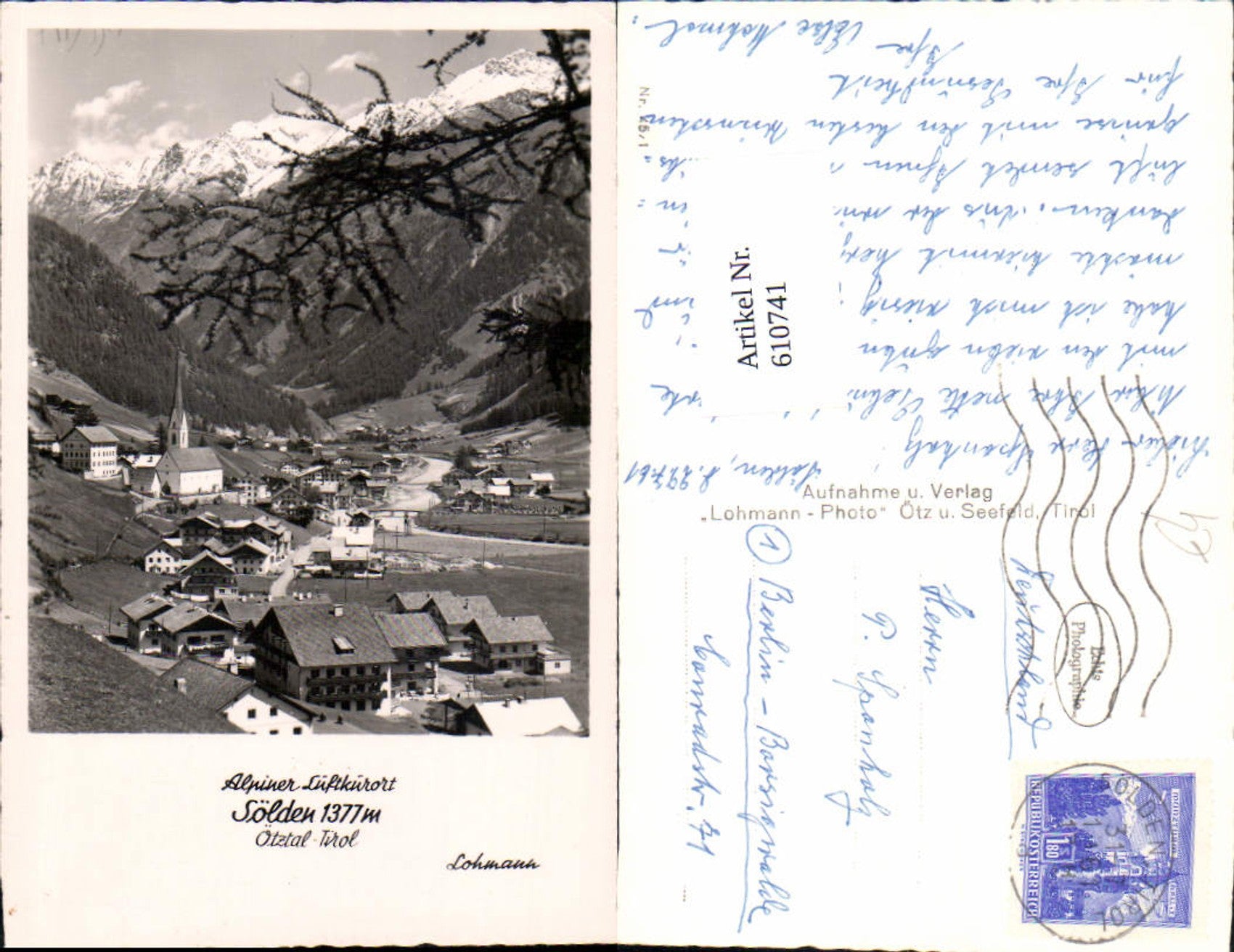 Alte Ansichtskarte – Old Postcard