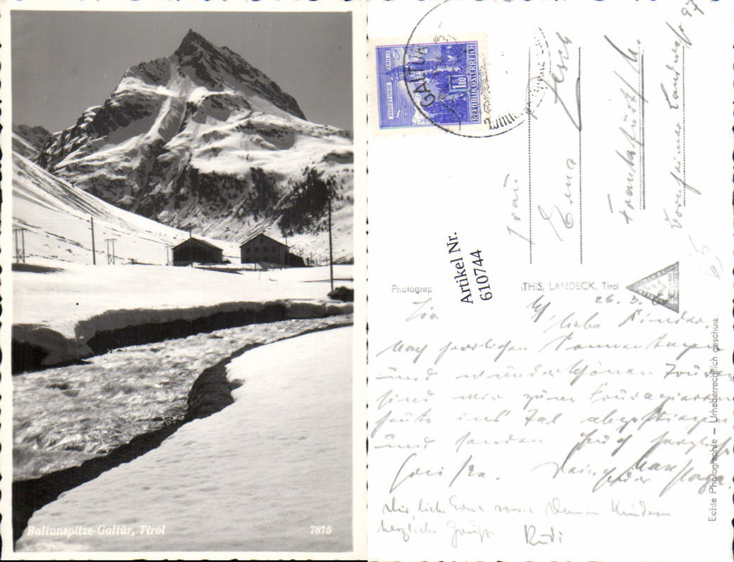 Alte Ansichtskarte – Old Postcard