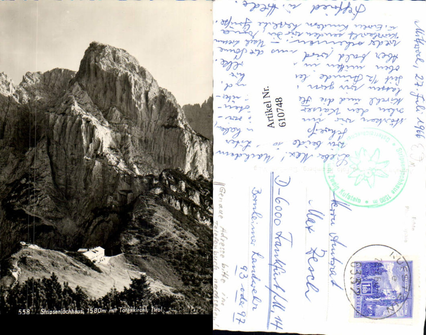 Alte Ansichtskarte – Old Postcard