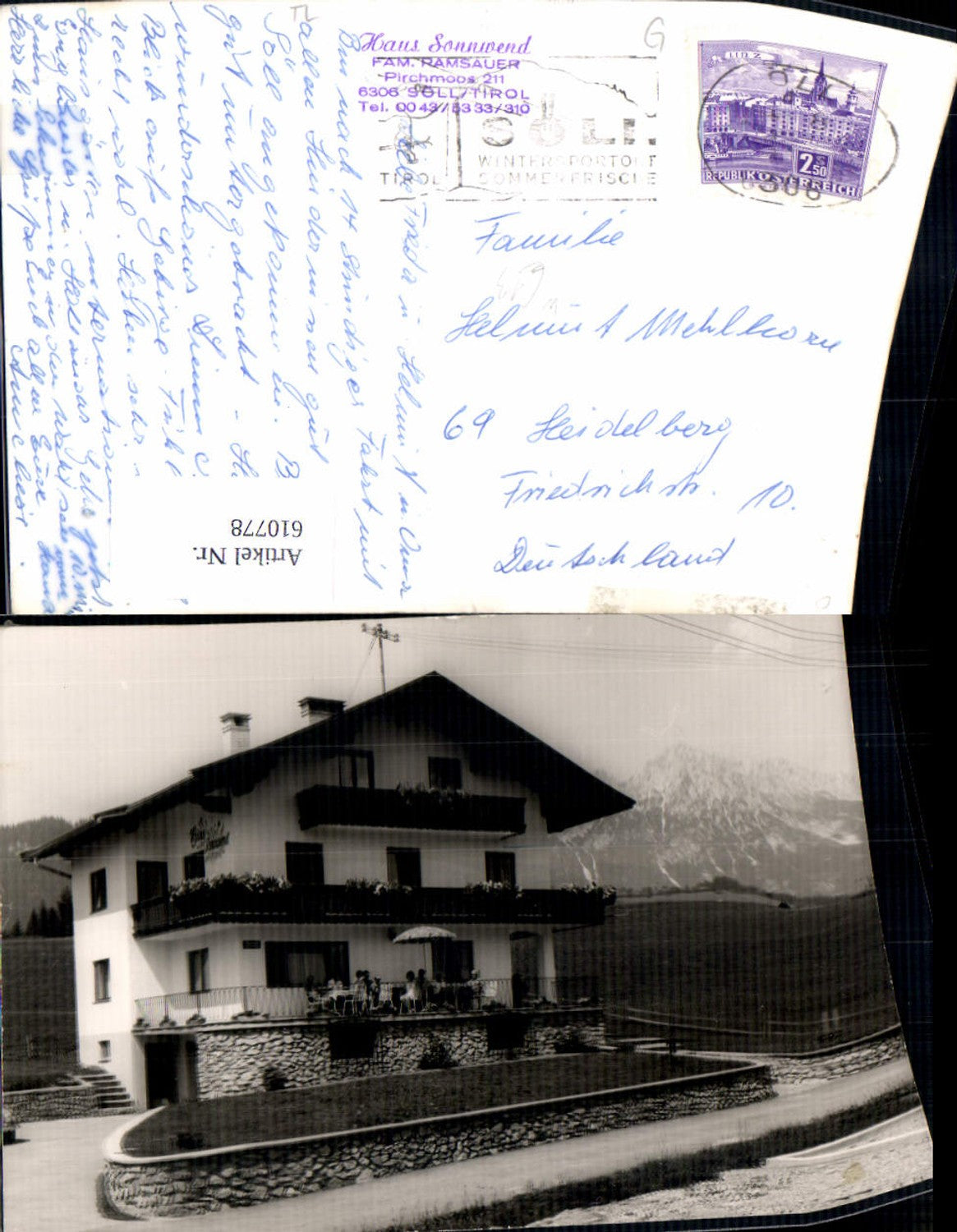 Alte Ansichtskarte – Old Postcard