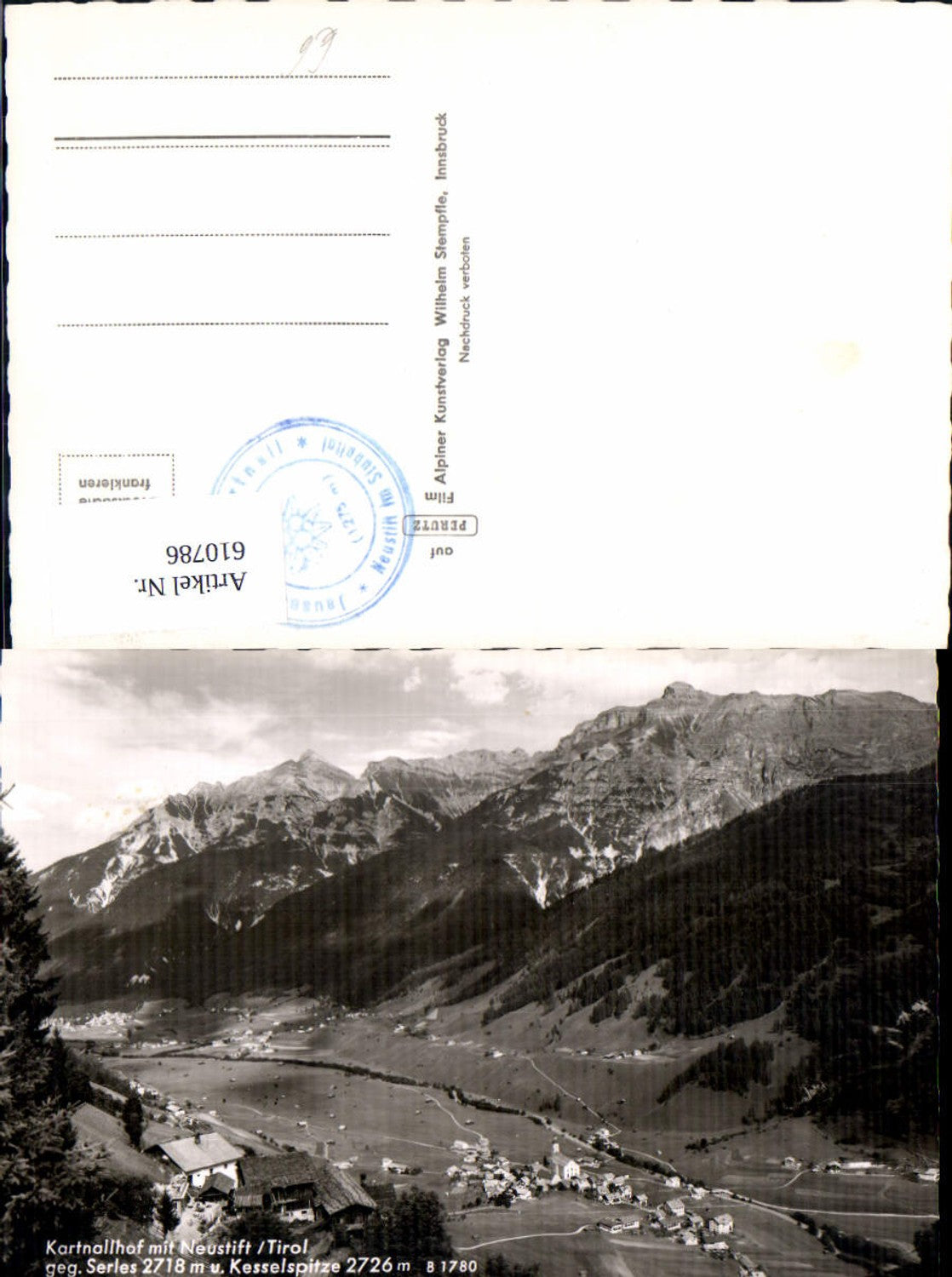 Alte Ansichtskarte – Old Postcard