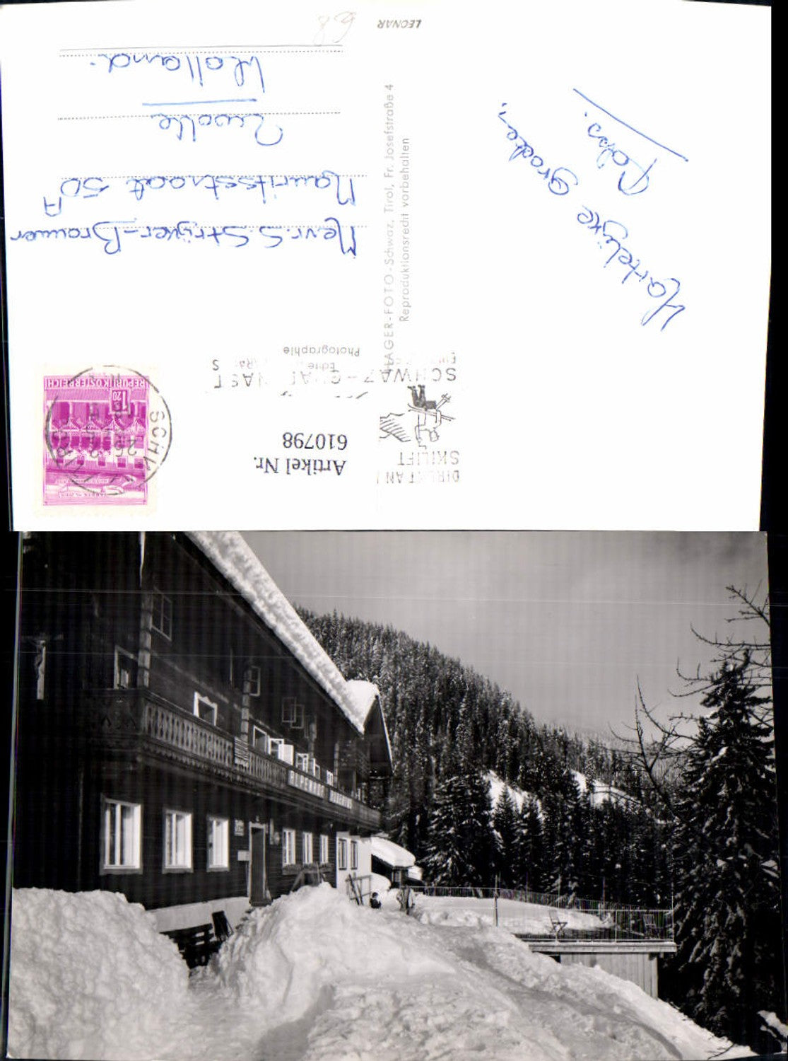 Alte Ansichtskarte – Old Postcard