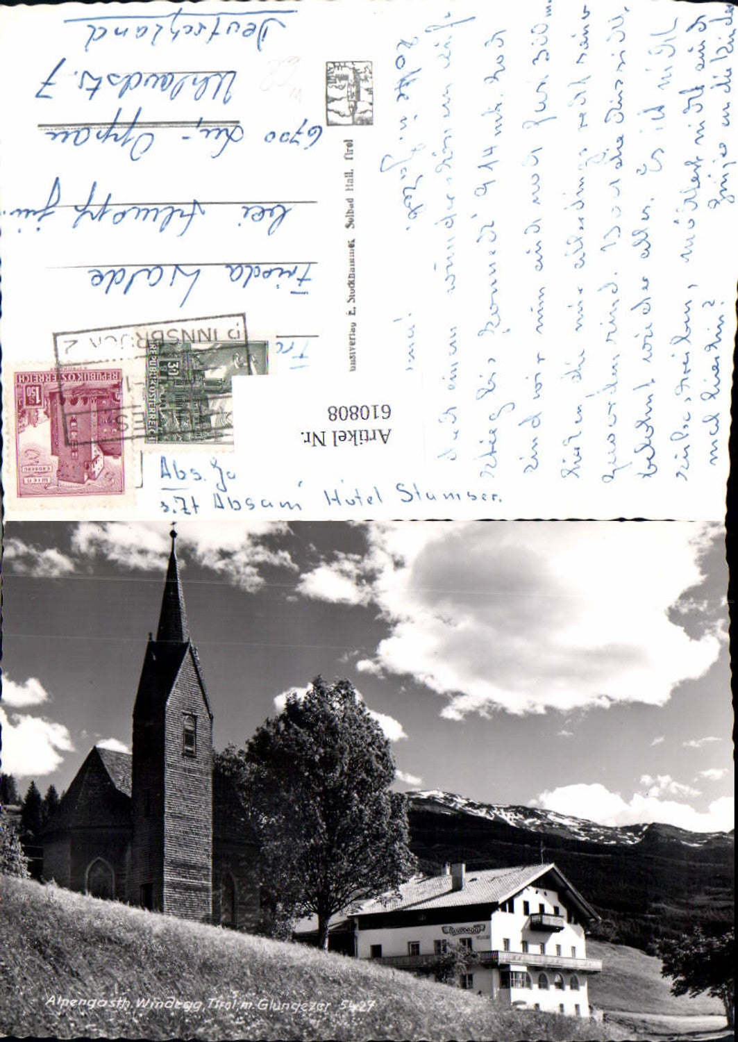 Alte Ansichtskarte – Old Postcard
